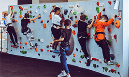 children performing activities