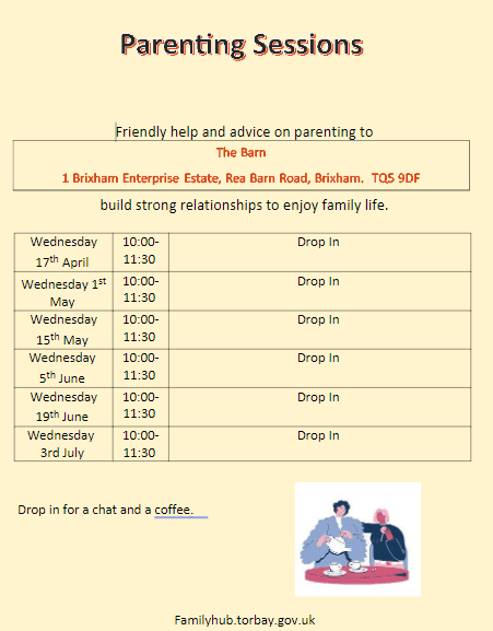 Parenting Drop In Sessions