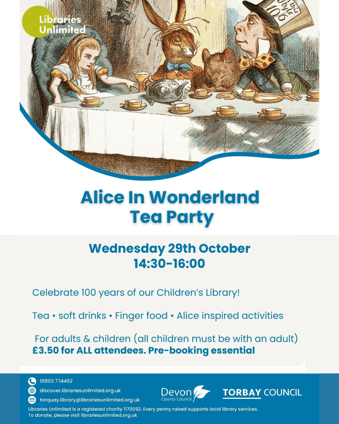 Alice In Wonderland Tea Party