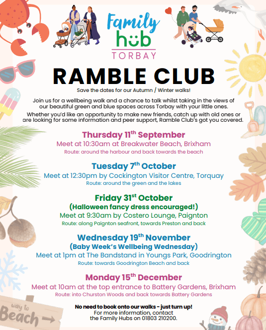Ramble Club for Baby Week's Wellbeing Wednesday