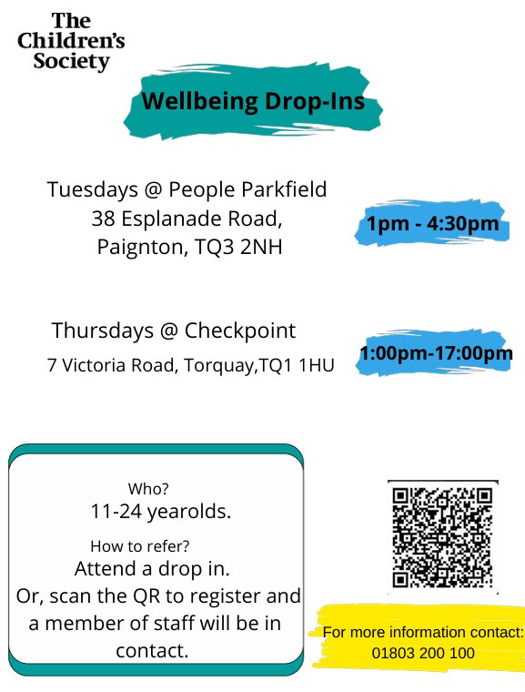 The Children's Society Wellbeing Drop-Ins